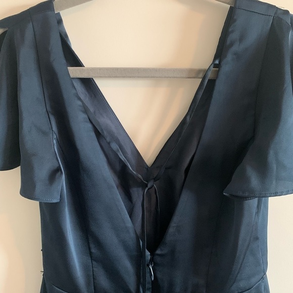 - AZAZIE LEXIS STRETCH SATIN DRESS - Picture 8 of 9